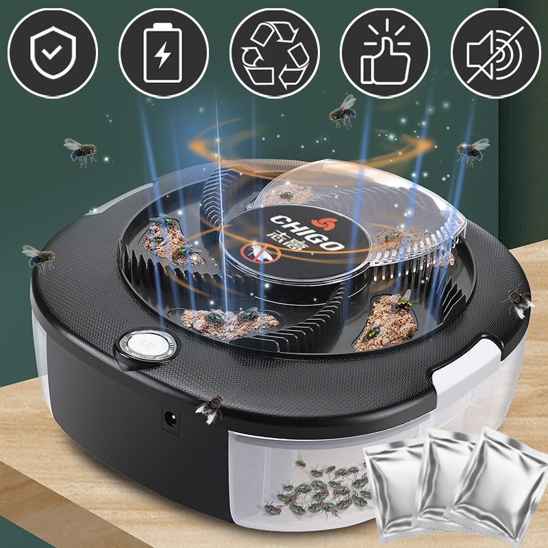 Kitchen Electronics Gadgets - Flycatcher Ricaricabile/USB Trappola per mosche elettrica