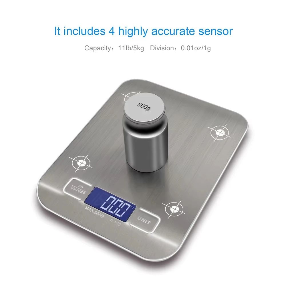 10kg 5kg/1g Bilancia da cucina - Kitchen Electronics Gadgets recensione e prezzo
