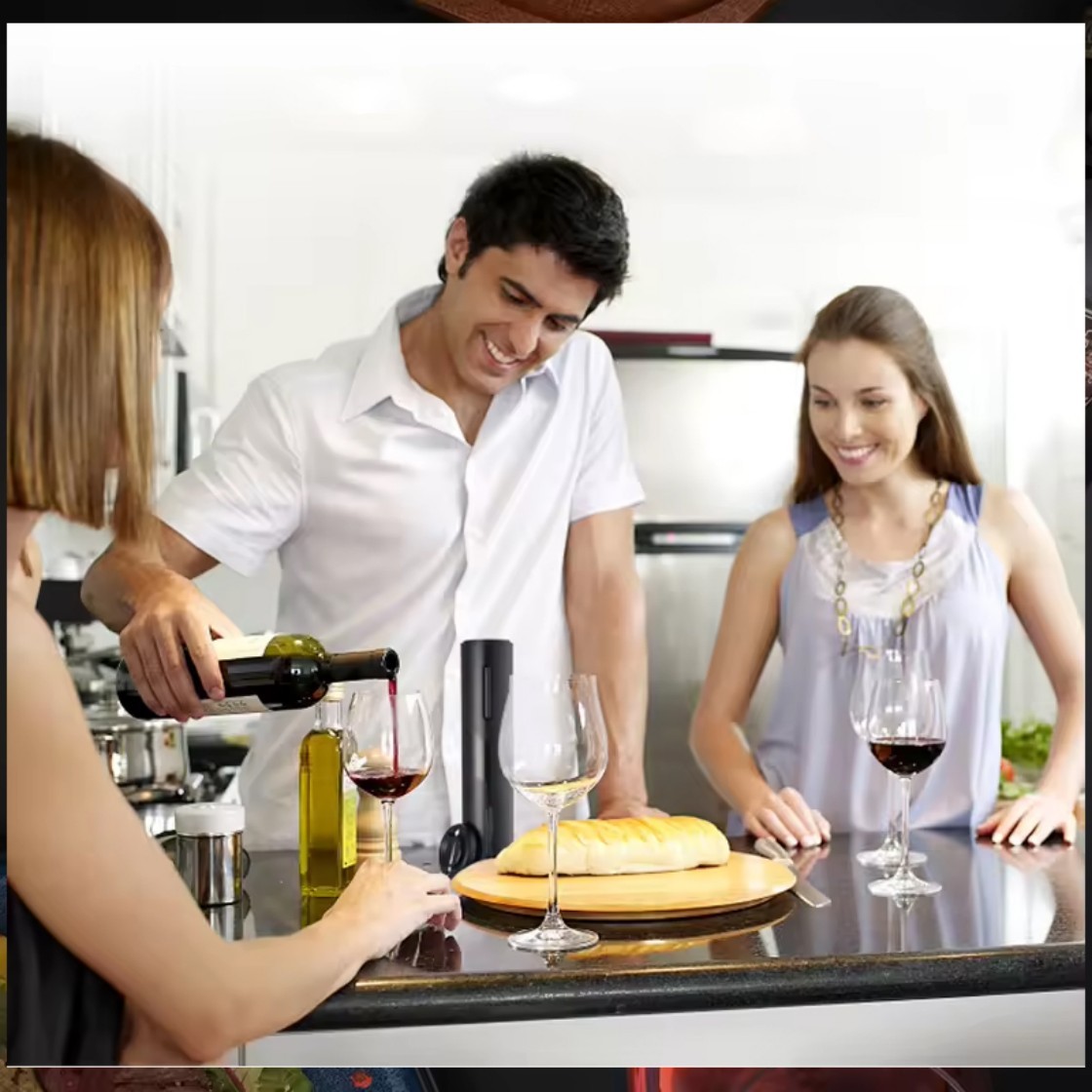 Apribottiglie elettrico per vi - Kitchen Electronics Gadgets recensione e prezzo